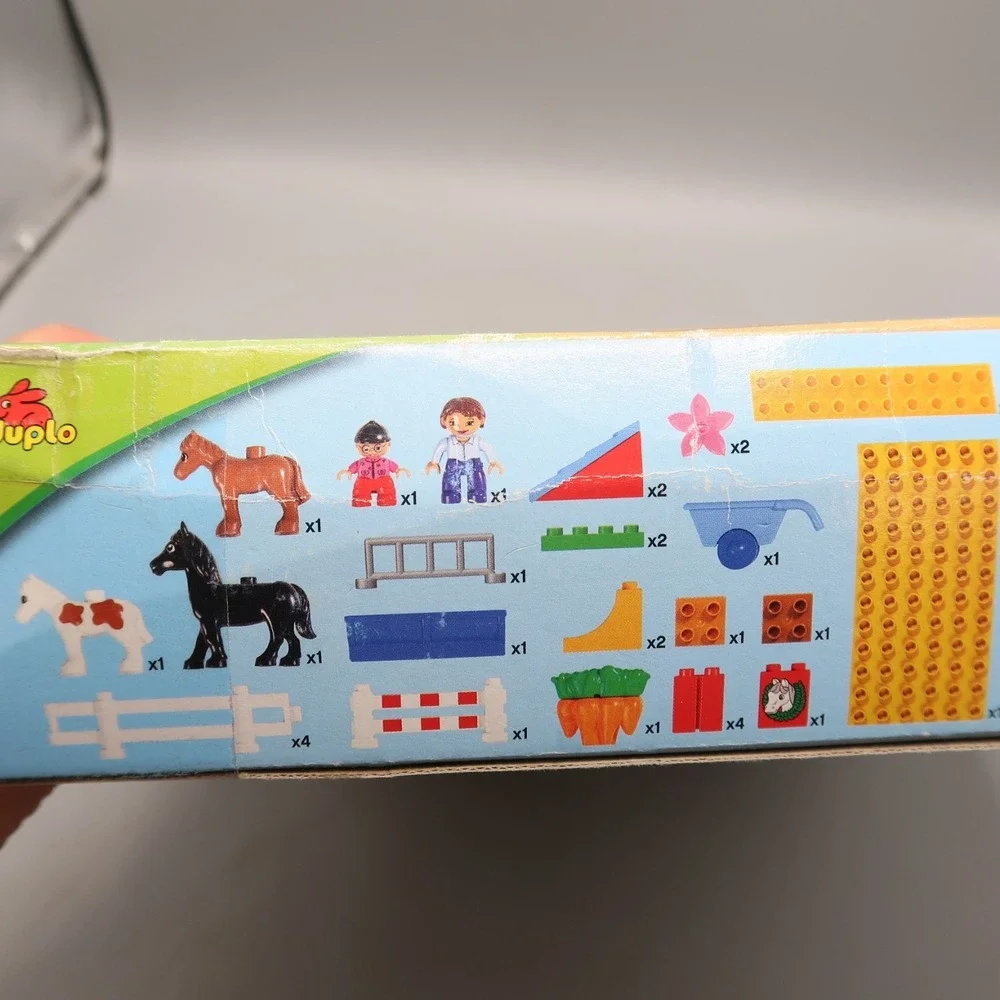 Lego Duplo Horse Stable Pony Farm 4690 Equestrian Farm Riding Stable Complete